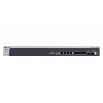 Netgear XS708T-100NES switch Gestionado L2+ L3 10G Ethernet (100 1000 10000) Negro