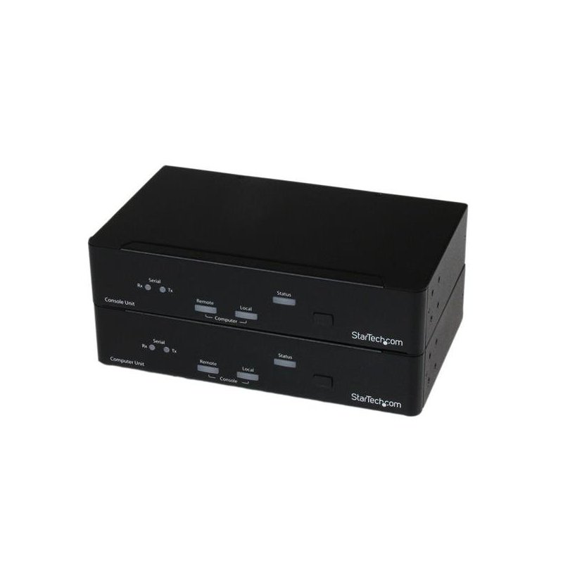 StarTech.com Extensor de Consola KVM por Fibra MM (2Km) con USB - Vídeo DVI - Serial y Audio