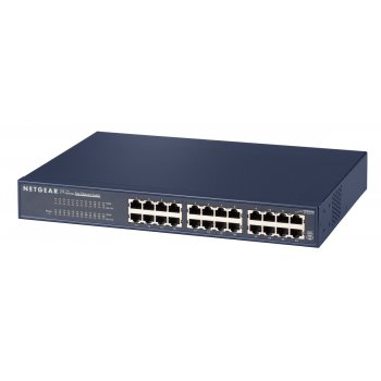 Netgear JFS524 No administrado Fast Ethernet (10 100) Azul