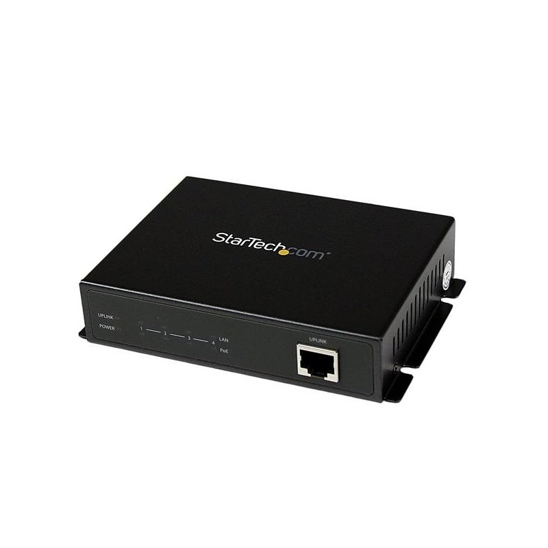 StarTech.com Switch Conmutador de Red no Administrado de 5 Puertos Gigabit con Alimentación por Ethernet (PoE)