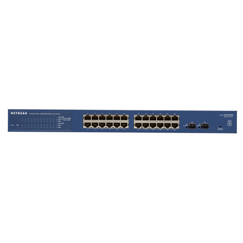 Netgear ProSAFE GS724Tv4 Gestionado L3 Gigabit Ethernet (10 100 1000) Azul