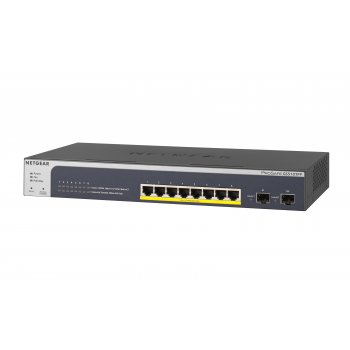 Netgear GS510TPP Gestionado L2 L3 L4 Gigabit Ethernet (10 100 1000) Negro Energía sobre Ethernet (PoE)