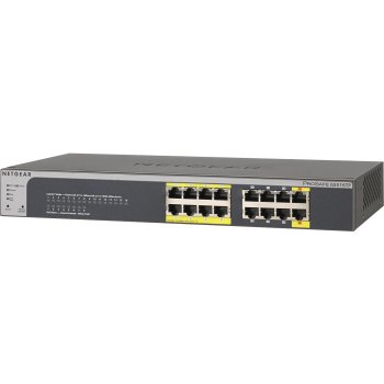 Netgear GS516TP No administrado Gigabit Ethernet (10 100 1000) Negro, Gris Energía sobre Ethernet (PoE)