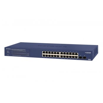 Netgear GS724TP Gestionado L2 L3 L4 Gigabit Ethernet (10 100 1000) Negro, Gris 1U Energía sobre Ethernet (PoE)