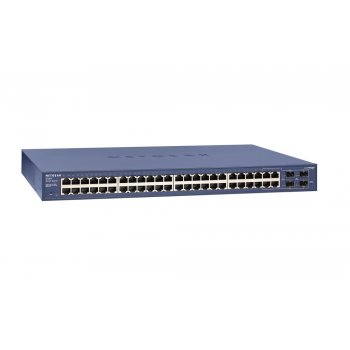 Netgear GS748T Gestionado L2+ Gigabit Ethernet (10 100 1000) Azul
