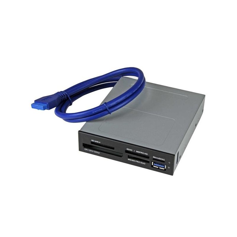 StarTech.com Lector Interno USB 3.0 para Tarjetas Memoria Flash con Soporte para UHS-II