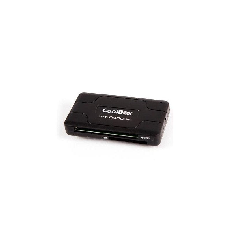 CoolBox CRE 050 lector de tarjeta Negro USB 2.0