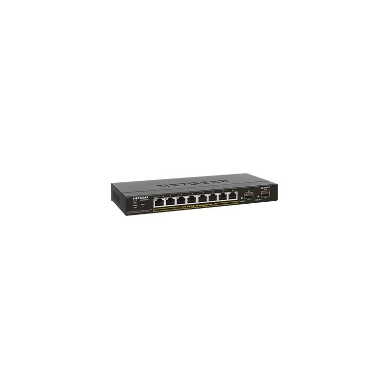 Netgear GS310TP Gestionado L2 Gigabit Ethernet (10 100 1000) Negro Energía sobre Ethernet (PoE)