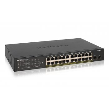 Netgear GS324TP Gestionado Gigabit Ethernet (10 100 1000) Negro Energía sobre Ethernet (PoE)