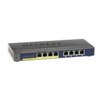 Netgear GS108PP No administrado Gigabit Ethernet (10 100 1000) Negro Energía sobre Ethernet (PoE)