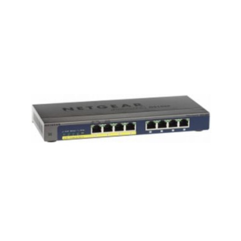Netgear GS108PP No administrado Gigabit Ethernet (10 100 1000) Negro Energía sobre Ethernet (PoE)