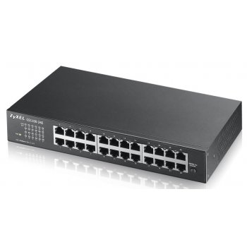 Zyxel GS1100-24E switch No administrado Gigabit Ethernet (10 100 1000) Negro