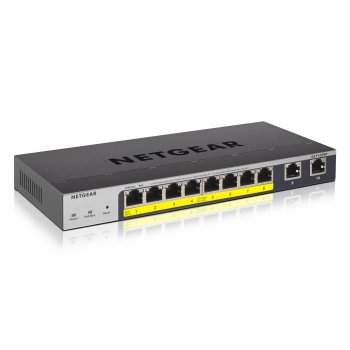 Netgear GS110TPP Gestionado L2 L3 L4 Gigabit Ethernet (10 100 1000) Gris Energía sobre Ethernet (PoE)