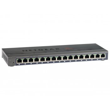 Netgear GS116E Gestionado L2 Gigabit Ethernet (10 100 1000) Negro