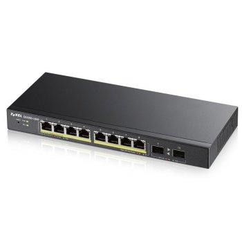 Zyxel GS1900-10HP Gestionado L2 Gigabit Ethernet (10 100 1000) Negro 1U Energía sobre Ethernet (PoE)