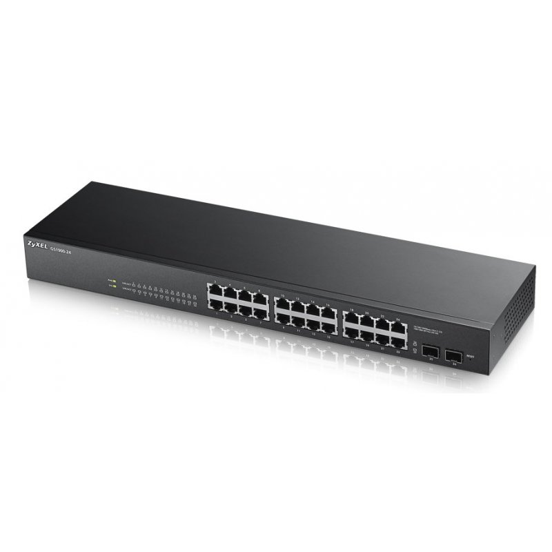 Zyxel GS1900-24 Gestionado L2 Gigabit Ethernet (10 100 1000) Negro