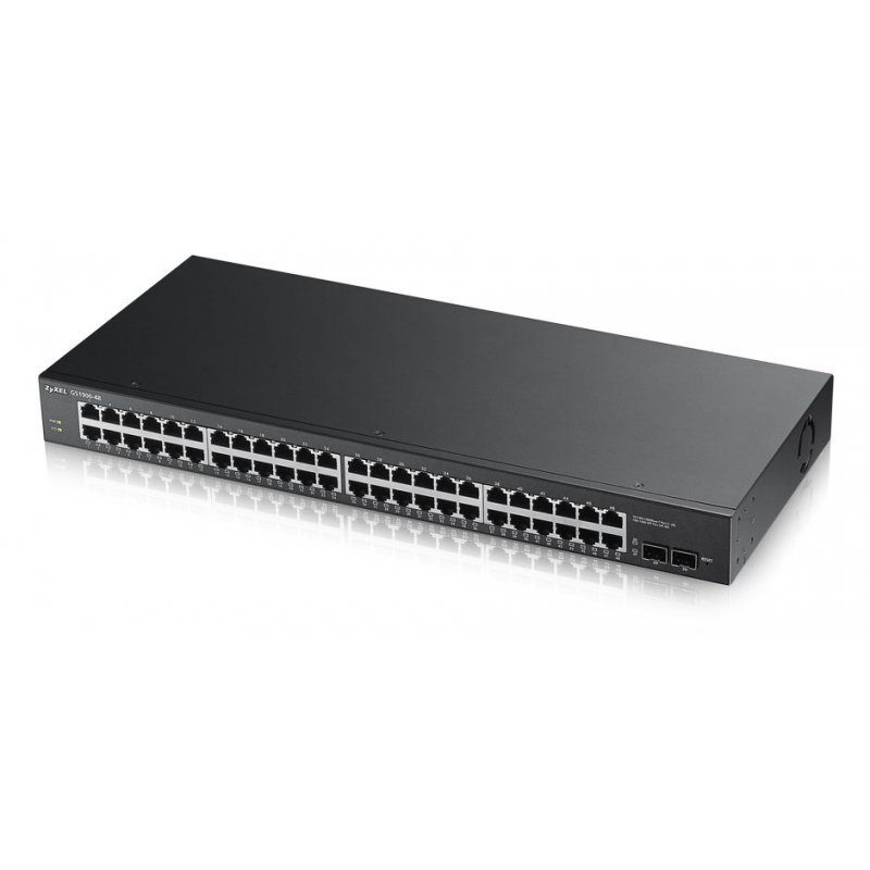 Zyxel GS1900-48 switch Gestionado L2 Gigabit Ethernet (10 100 1000) Negro 1U