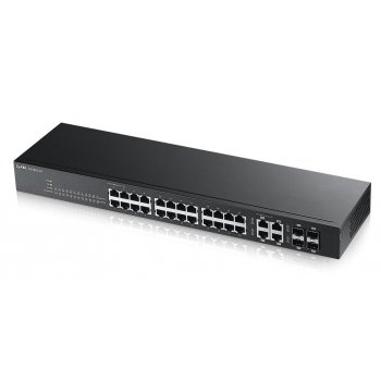 Zyxel GS1920-24 switch Gestionado L2 Gigabit Ethernet (10 100 1000) Negro 1U