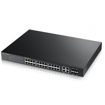 Zyxel GS1920-24HP switch Gestionado L2 Gigabit Ethernet (10 100 1000) Negro 1U Energía sobre Ethernet (PoE)
