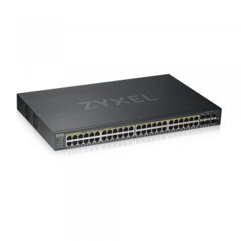 Zyxel GS1920-48HPV2 Gestionado Gigabit Ethernet (10 100 1000) Negro Energía sobre Ethernet (PoE)