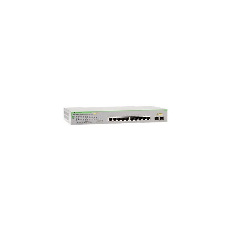 Allied Telesis AT-GS950 10PS-50 Gestionado Gigabit Ethernet (10 100 1000) Gris Energía sobre Ethernet (PoE)