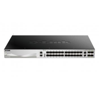 D-Link DGS-3130-30S Gestionado L3 10G Ethernet (100 1000 10000) Negro, Gris