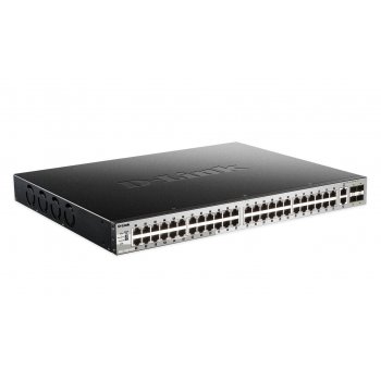 D-Link DGS-3130-54PS Gestionado L3 Gigabit Ethernet (10 100 1000) Negro, Gris Energía sobre Ethernet (PoE)
