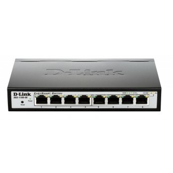 D-Link DGS-1100-08 switch Gestionado L2 Gigabit Ethernet (10 100 1000) Negro
