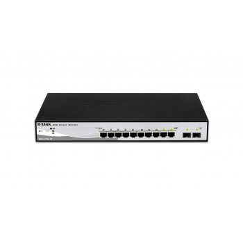 D-Link DGS-1210-10 switch Gestionado L2 Gigabit Ethernet (10 100 1000) Negro, Gris 1U