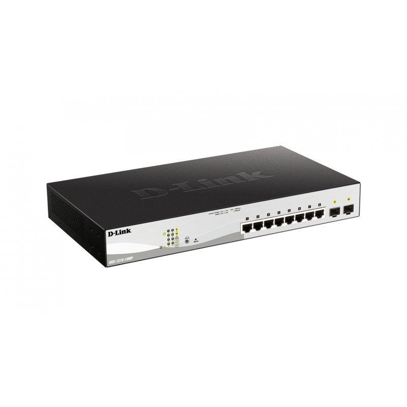 D-Link DGS-1210-10MP switch Gestionado L2 L3 Gigabit Ethernet (10 100 1000) Negro Energía sobre Ethernet (PoE)