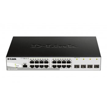 D-Link DGS-1210 ME Gestionado L2 L3 Gigabit Ethernet (10 100 1000) Negro, Plata 1U