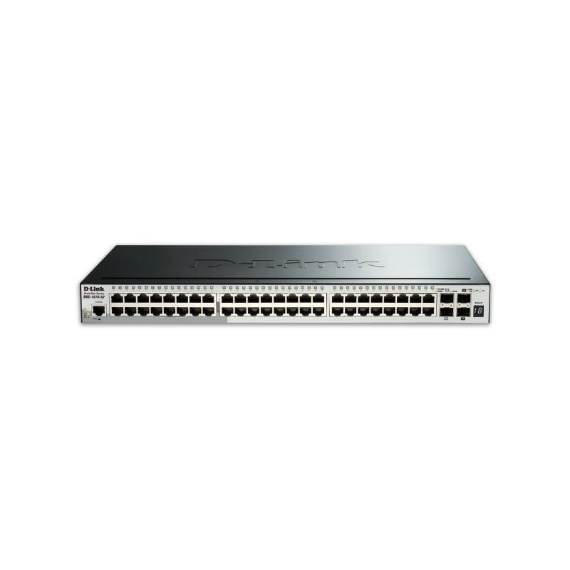 D-Link DGS-1510-52X switch Gestionado L3 Gigabit Ethernet (10 100 1000) Negro 1U