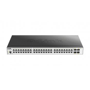 D-Link DGS-3000-52X switch Gestionado L2 Gigabit Ethernet (10 100 1000) Negro 1U
