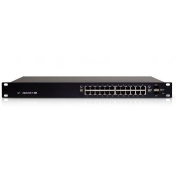 Ubiquiti Networks ES-24-250W switch Gestionado L2 L3 Gigabit Ethernet (10 100 1000) Negro 1U Energía sobre Ethernet (PoE)