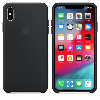 Apple MRWE2ZM A funda para teléfono móvil 16,5 cm (6.5") Funda blanda Negro