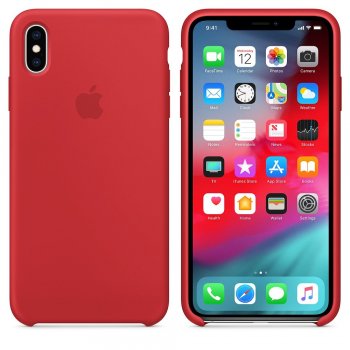 Apple MRWH2ZM A funda para teléfono móvil 16,5 cm (6.5") Funda blanda Rojo