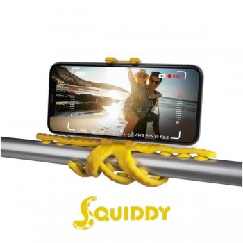 Celly Squiddy tripode Smartphone Cámara de acción 6 pata(s) Amarillo