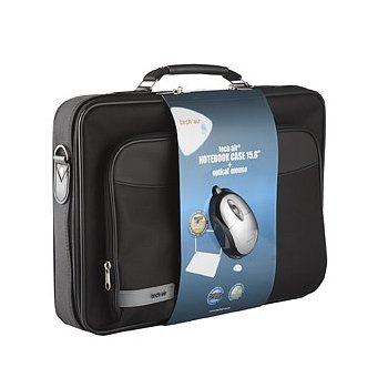 Tech air 15.6'' black bag and mouse maletines para portátil 39,6 cm (15.6") Maletín Negro