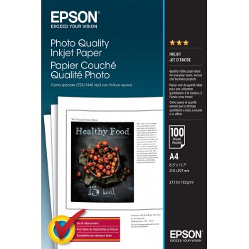 Epson Photo Quality Inkjet Paper - A4 - 100 hojas