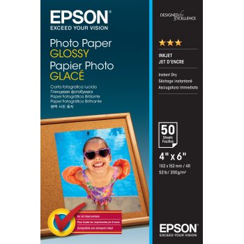 Epson Photo Paper Glossy - 10x15cm - 50 Hojas