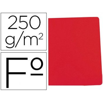 Subcarpeta cartulina gio simple intenso folio rojo 250g m2