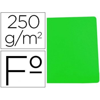 Subcarpeta cartulina gio simple intenso folio verde 250g m2