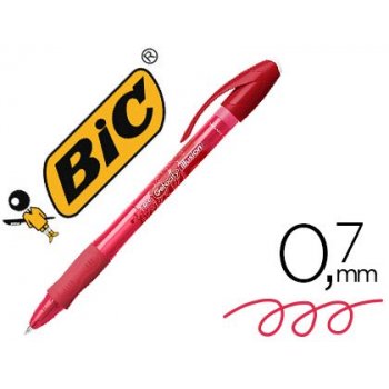 BIC Gel-ocity illusion Bolígrafo de gel con tapa Rojo 12 pieza(s)