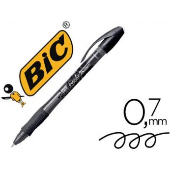 BIC Gel-ocity illusion Bolígrafo de gel con tapa Negro 12 pieza(s)