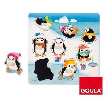 Juego goula didactico puzzle pinguinos posiciones