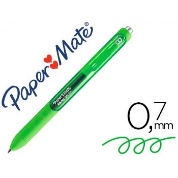 Papermate InkJoy Gel Bolígrafo de gel de punta retráctil Verde