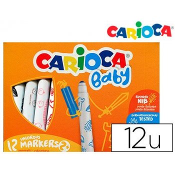 Carioca Marker 2+ rotulador Extra-grueso Multicolor 12 pieza(s)