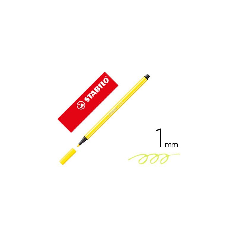 STABILO Pen 68 Mini rotulador Amarillo