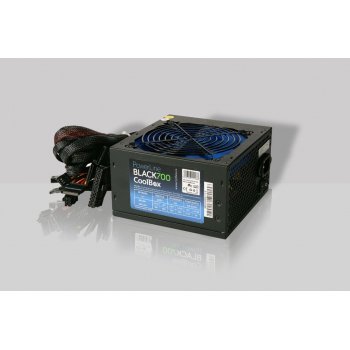 CoolBox Powerline Black 700 unidad de fuente de alimentación 700 W ATX Negro