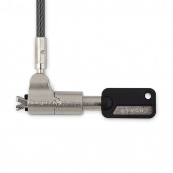 Targus DEFCON N-KL Mini cable antirrobo Negro, Plata 2 m